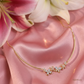 SJJDN122 | Butterfly Garden Diamond Floral Necklace