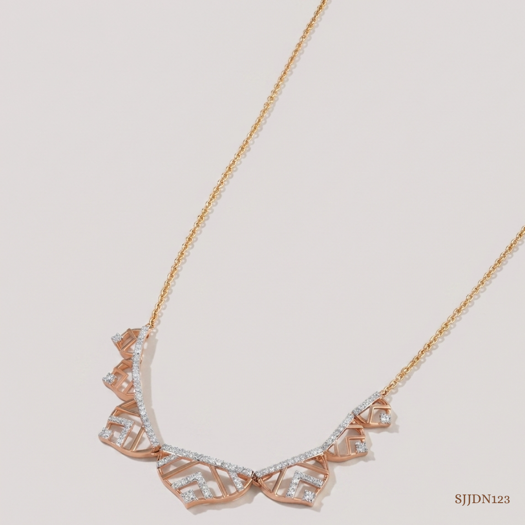 SJJDN123 | Lippan Luxe Diamond Statement Necklace