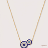 SJJDN126 | Divine Protection Diamond Statement Necklace