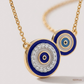 SJJDN126 | Divine Protection Diamond Statement Necklace