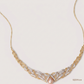 SJJDN128 | Meandering River Pearl and Diamond Necklace