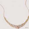 SJJDN128 | Meandering River Pearl and Diamond Necklace