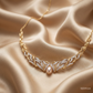 SJJDN128 | Meandering River Pearl and Diamond Necklace