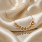 SJJDN130 | Navratna Charm Diamond Elegant Necklace