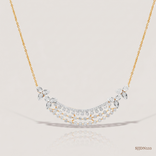 SJJDN133 | Symphony Diamond Statement Necklace