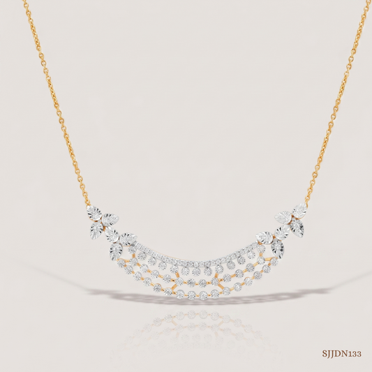 SJJDN133 | Symphony Diamond Statement Necklace