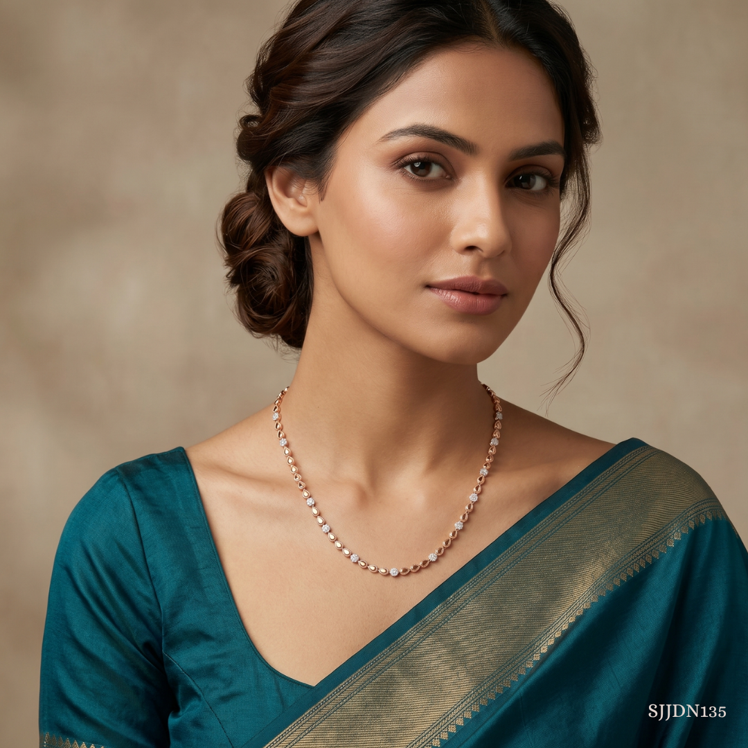 SJJDN135 | Elegant Allure Diamond Designer Necklace