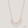 SJJDN136 | Shimmer Droplets Diamond Contemporary Necklace