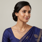 SJJDN136 | Shimmer Droplets Diamond Contemporary Necklace