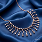 SJJDN136 | Shimmer Droplets Diamond Contemporary Necklace