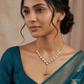 SJJDN138 | Radiant Trail Diamond Designer Necklace