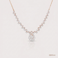 SJJDN140 | Petal Cascade Diamond Floral Necklace
