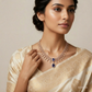 SJJDN144 | Majestic Sparkle Diamond Statement Necklace