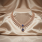 SJJDN144 | Majestic Sparkle Diamond Statement Necklace