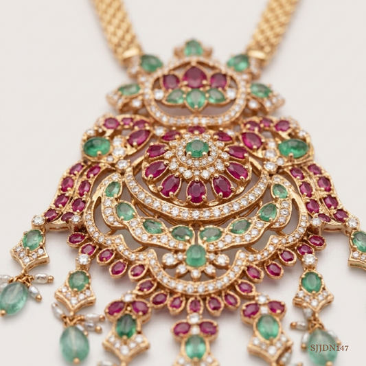 SJJDN147 | Majestic Heirloom Diamond Luxury Necklace