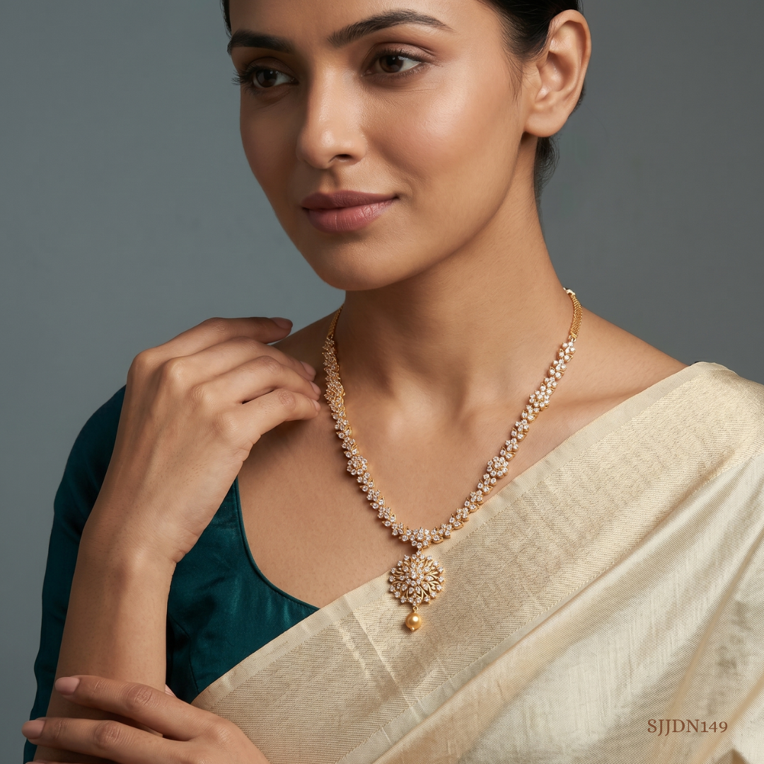 SJJDN149 | Brilliant Diamond Designer Necklace