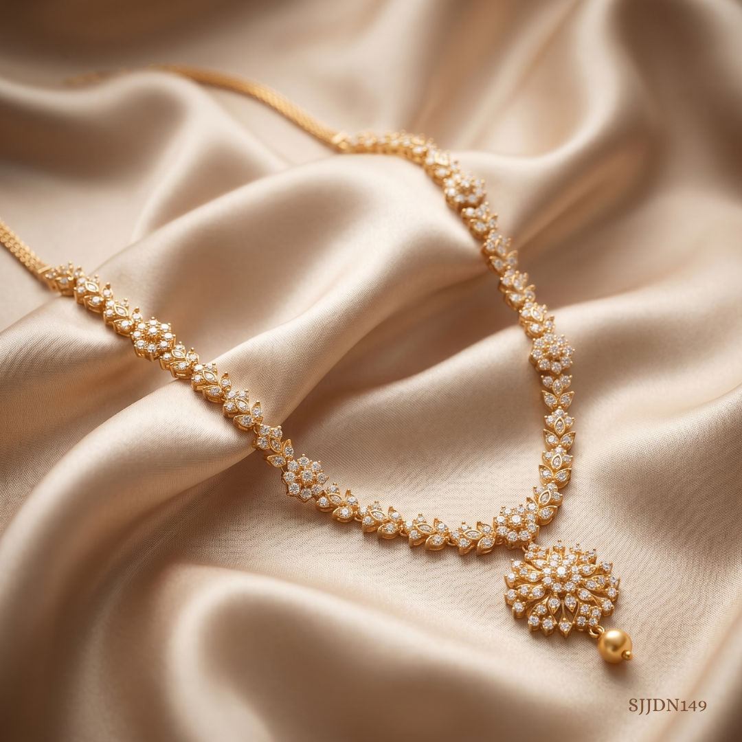 SJJDN149 | Brilliant Diamond Designer Necklace