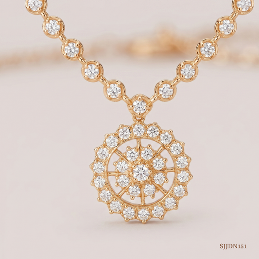 SJJDN151 | Regal Diamond Luxury Necklace
