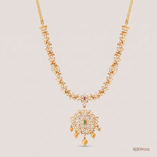 SJJDN152 | Elegant Diamond Designer Necklace
