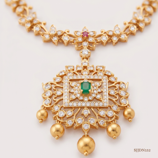 SJJDN152 | Elegant Diamond Designer Necklace