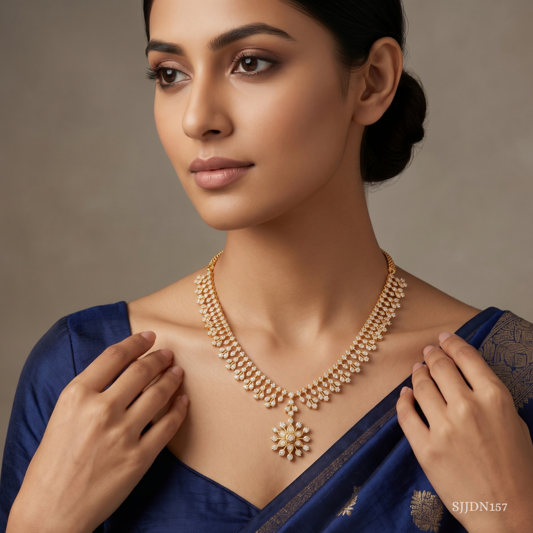 SJJDN157 | Magnificent Diamond Luxury Necklace