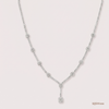 SJJDN158 | Cascading Diamond Designer Necklace