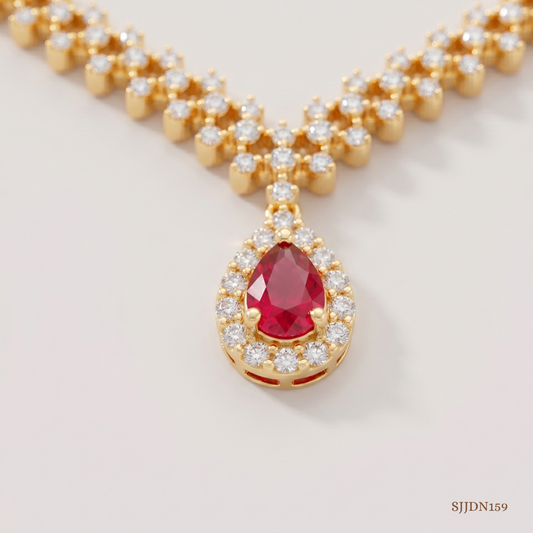 SJJDN159 | Classic Diamond Elegant Necklace