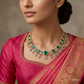 SJJDN160 | Lush Broad Diamond Statement Necklace