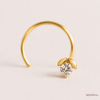 SJJDNP101 | Flowerbud Diamond Floral Nose Pin