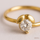 SJJDNP101 | Flowerbud Diamond Floral Nose Pin