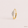 SJJDNP102 | Grand Cluster Diamond Nose Ring