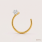 SJJDNP105 | Dainty Diamond Elegant Nose Pin