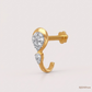 SJJDNP108 | Glimmer Curve Diamond Contemporary Nose Pin