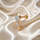 SJJDNP108 | Glimmer Curve Diamond Contemporary Nose Pin