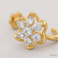 SJJDNP109 | Floral Trail Diamond Designer Nose Pin