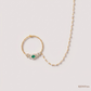 SJJDNP126 | Ethereal Halo Diamond Elegant Nose Pin