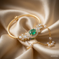 SJJDNP126 | Ethereal Halo Diamond Elegant Nose Pin