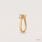 SJJDNP131 | Curved Sparkle Diamond Designer Nose Pin