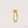 SJJDNP131 | Curved Sparkle Diamond Designer Nose Pin