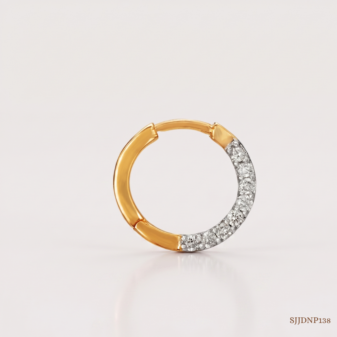 SJJDNP138 | Traditional Diamond Statement Nose Ring