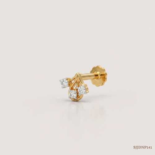 SJJDNP141 | Fancy Diamond Elegant Nose Pin