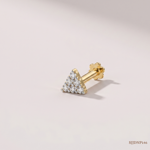 SJJDNP146 | Tiny Spark Diamond Elegant Nose Pin