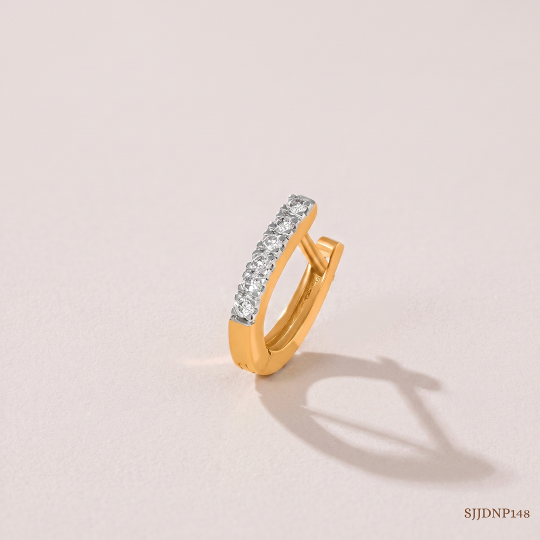 SJJDNP148 | Classic Diamond Elegant Nose Pin