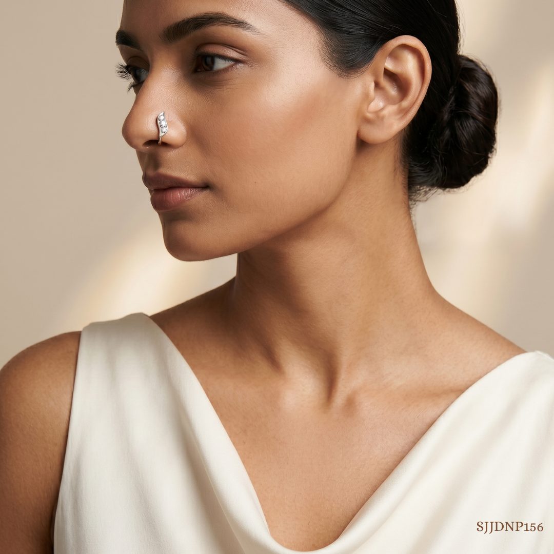 SJJDNP156 | Flawless Diamond Elegant Nose Ring