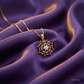 SJJDP103 | Floral Diamond Statement Pendant