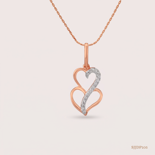 SJJDP105 | Happy Hearts Diamond Romantic Pendant