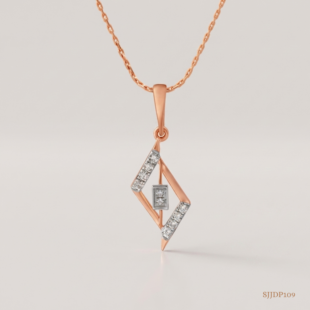 SJJDP109 | Contemporary Grace Diamond Designer Pendant