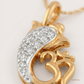 SJJDP111 | Om Ganesh Diamond Devotional Pendant