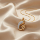 SJJDP111 | Om Ganesh Diamond Devotional Pendant