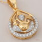 SJJDP112 | Divine Ganesh Diamond Spiritual Pendant